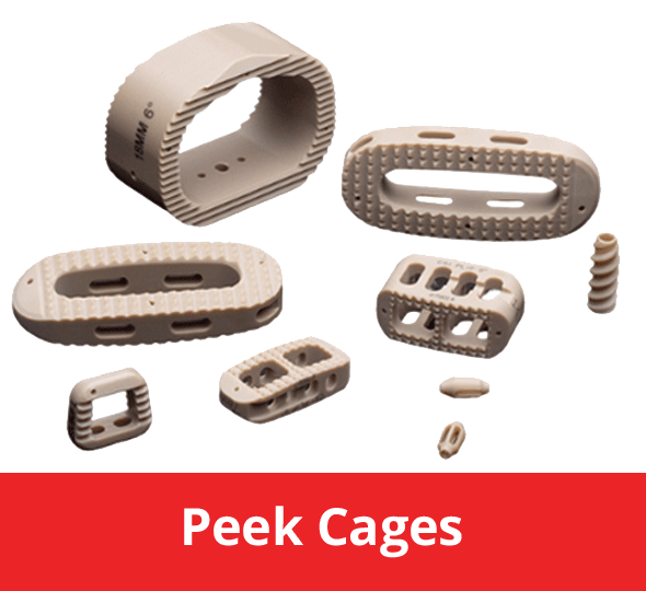 Peek spine cages Manufacturing